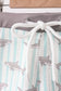 Green Stripe Shark UPF Swim Trunks