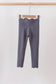 Gray Scalloped Yoga Active Leggings