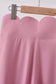 Lilac Scalloped Mom Yoga Active Leggings
