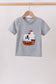 Gray Ship Applique Top