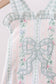 Bow Floral Applique Bubble
