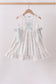 Bow Floral Applique Dress