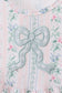 Bow Floral Applique Dress