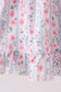 Pink Floral Bow Applique Bow Dress