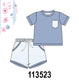 Blue Stripe Set