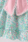 Pink Bow Floral Dress