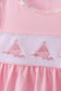 Pink Sailboat Embroidered Set