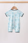 Blue Turtle Bamboo Romper