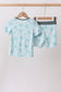 Blue Turtle Bamboo Pajama Set