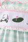Green Golf Embroidered Bubble