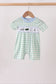 Green Golf Embroidered Romper