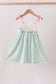 Green Golf Embroidered Dress