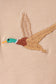 Camo Duck Embroidered Top