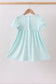Blue Apple Smocked Dress