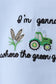 Blue Farm Embroidered Set
