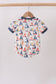 Blue Sailboat Smocked Bubble