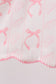 Pink Bow Print Bloomer Set