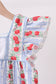 Red Apple Applique Dress