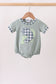 Green Fish Applique Bubble