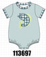 Green Fish Applique Bubble