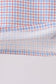 Blue Apple Embroidered Plaid Shorts Set