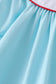 Blue Apple Embroidered Dress