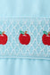 Blue Apple Smocked Top