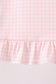 Pink Jack-O-Lantern  Applique Ruffle Shorts Set