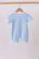 Blue Jack-O-Lantern  Applique Romper