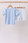 Blue Jack-O-Lantern  Applique Shorts Set