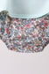 Blue Floral Bow Applique Bubble