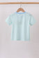 Blue Tool Embroidery Stripe Top