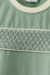 Sage smocked pants set