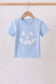 Blue Jack-O-Lantern  Applique Top