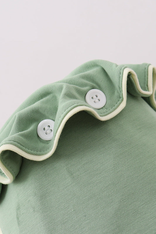 Sage lace bonnet