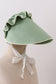 Sage lace bonnet