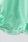 Green character embroidery ruffle bubble