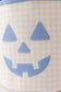 Yellow Pumpkin Applique Gingham Basket
