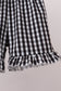 Pumpkin ruffle shorts set