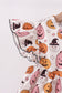 Pumpkin ruffle shorts set