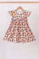 Pumpkin ruffle dress