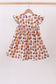Pumpkin ruffle dress