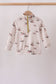 Khaki Duck Print Gingham Pullover