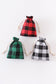 Red Green Black check gift bag