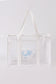 White clear waterproof beach travel bag