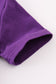 Purple football embroidery button down shirt