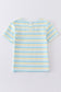 Easter stripe french knot bunny boy top