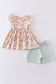 bunny carrot print girl set