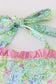 Meadow breeze print girl one-piece swimsuit