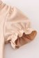 Camouflage hound embroidery ruffle bubble